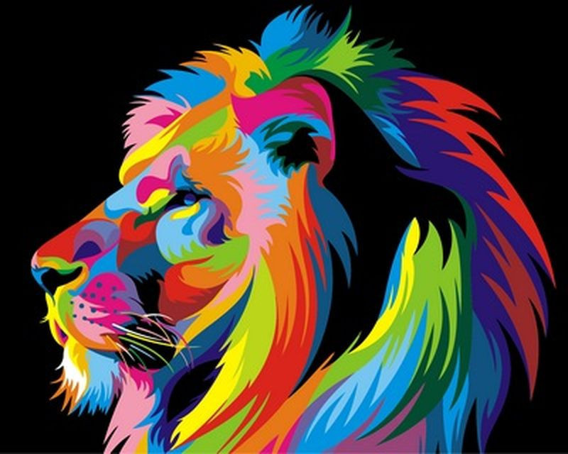 Картина за номерами 40х50 см Babylon Король Лев Художник Ваю Ромдони (VP 601), фото 1