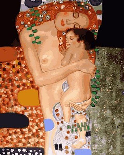 Картина за номерами 40х50 см Babylon Мати і дитя Художник Густав Клімт (VP 744), фото 1