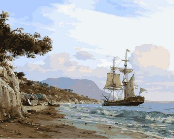 Картина за номерами 40х50 см Babylon Висадка на берег Художник Валерій Черненко (VP 854), фото 1