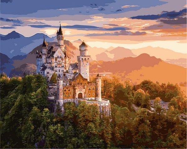 Картина за номерами 40х50 см Babylon Замок Нойшванштайн (VP 908)