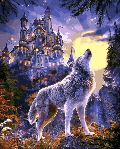 Картина за номерами 40х50 см Babylon Замок Вовка (VP 1121)