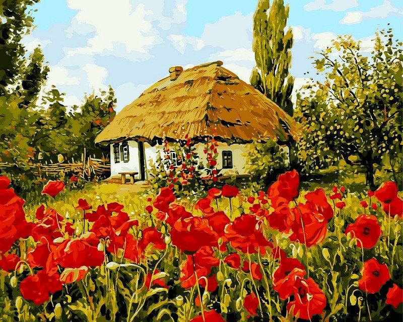 Картина за номерами 50х65 см Babylon Квітнуть маки (VPS 355)