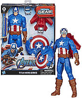 Капітан Америка запускає щит Titan Hero Series Blast Gear Captain America