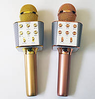 Багатофункціональний мікрофон для караоке Wster WS-1688 Bluetooth USB з динаміками, фото 2