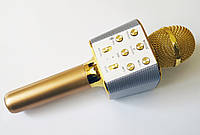 Багатофункціональний мікрофон для караоке Wster WS-1688 Bluetooth USB з динаміками, фото 4