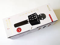 Багатофункціональний мікрофон для караоке Wster WS-1688 Bluetooth USB з динаміками, фото 8