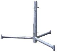 Усиленная тренога для молниеприемной мачты, сталь оцинкованная, Jupiter, дкс [nl0701]