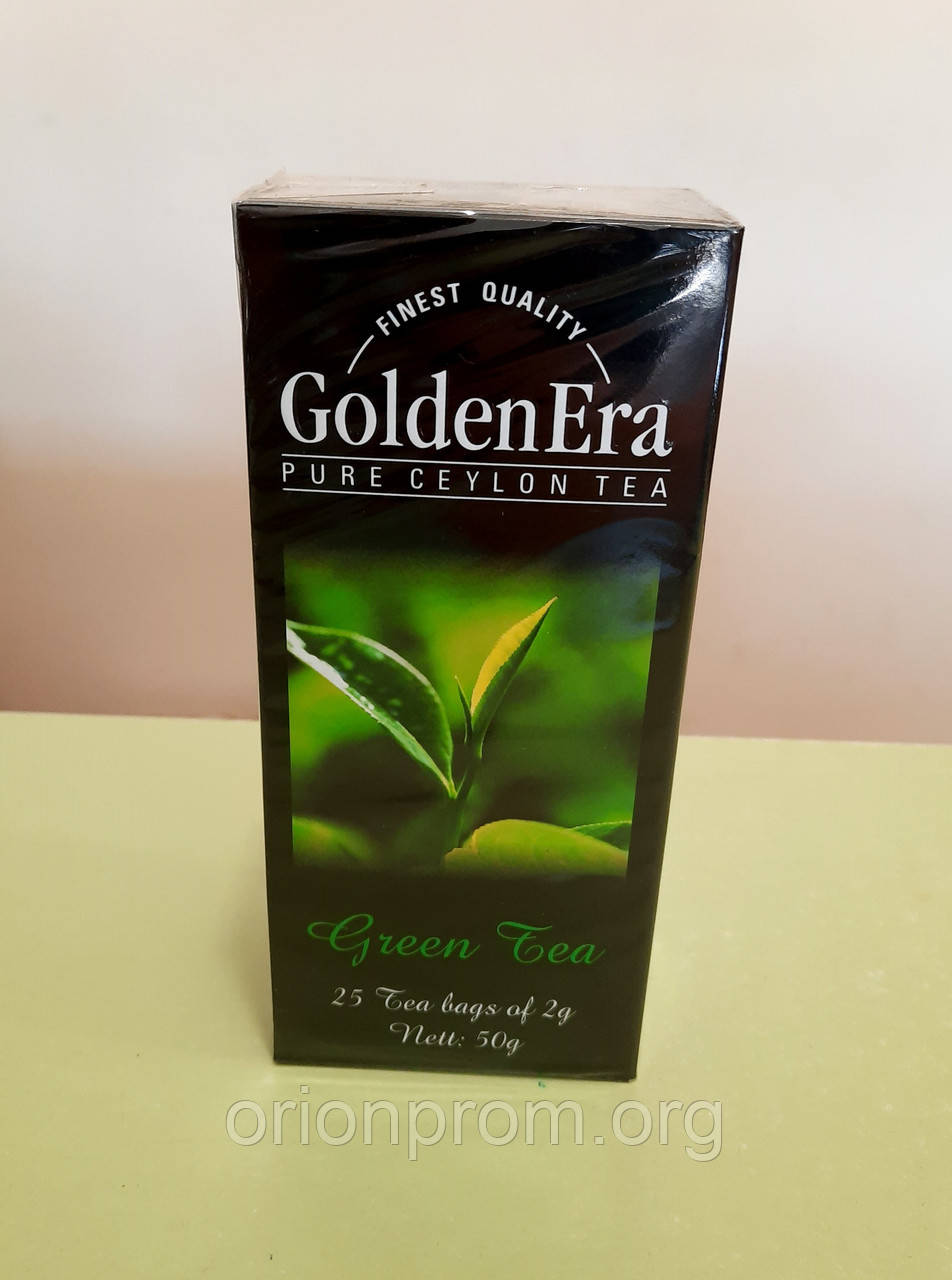 Чай Golden Era 25 пакетів зелений