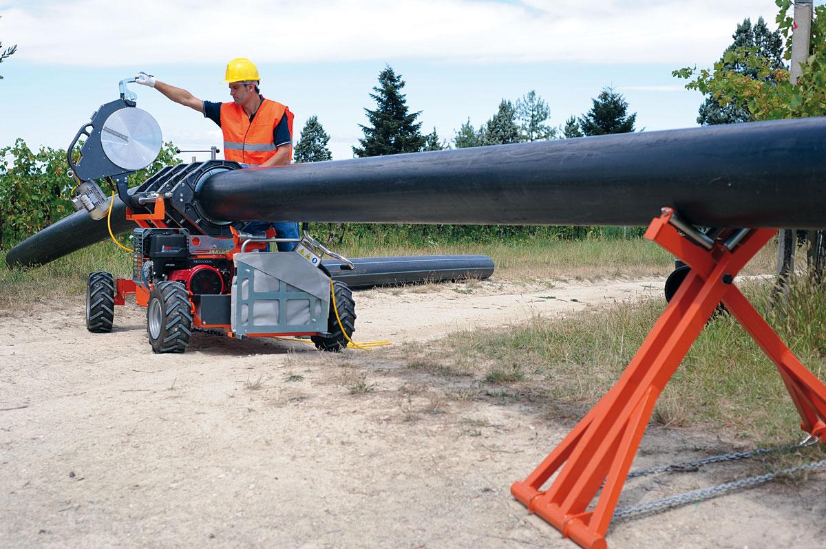 Пристрій для підтримки вільного кінця труби RITMO ROLLER HS