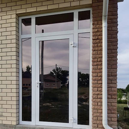 Теплі алюмінієві двері Алюмаш ТЕКНО 73ТИ, фото 1
