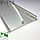 Універсальний алюмінієвий плінтус прихованого монтажу з LED-підсвіткою Sintezal P-115, 80х12х2500мм., фото 4