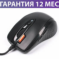 Компьютерная мышь A4Tech N-70FX-1 чернаяV-TRACK USB, проводная мышка