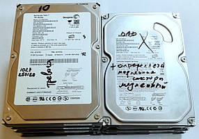 Лот жестких дисков для компьютера Seagate 160GB 3.5" 7200rpm 8MB SATA  / SATA II Б/У Под сервис