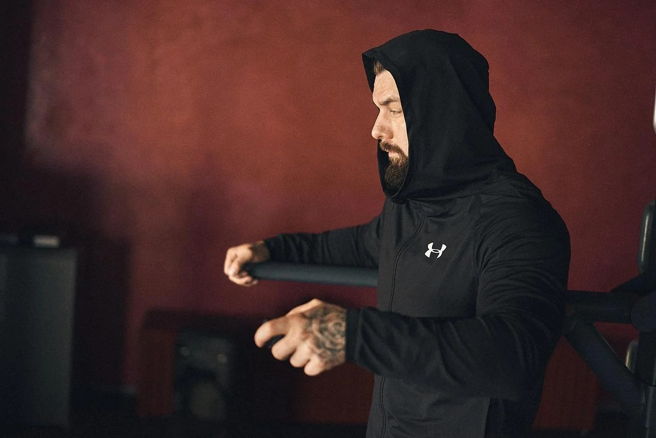 Компрессионная одежда комплект Under Armour 5 в 1 (рашгард, шорты, леггинсы, худи, футболка) - фото 2 - id-p1212078226