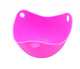 Силіконова форма для яєць пашот рожева - розмір 9*6,5 см, силікон, фото 6