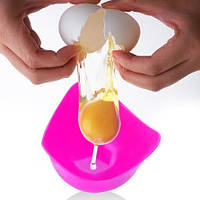 Силіконова форма для яєць пашот 90 на 65 мм рожевий