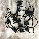 Вулична гірлянда 8 м, 10хЕ27, Белт-лайт БЕЗ ЛАМП чорний, фото 2