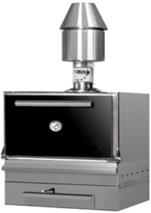 Піч-гриль Хоспер Vulcan VH25M на вугіллі | до 100 п/м | камера 510*520*450мм, фото 1