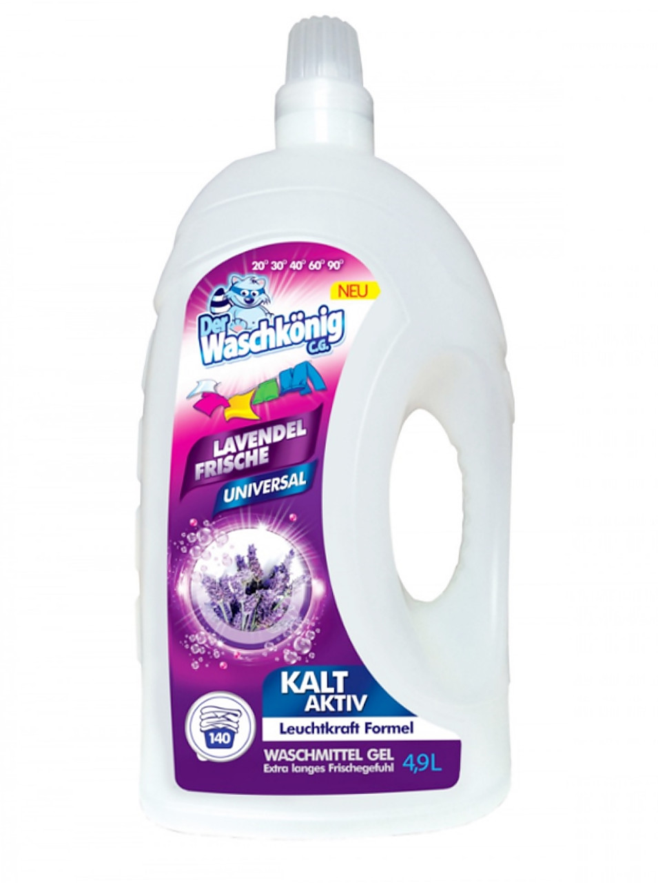 Універсальний концентрат для прання Waschkonig Gel Lavendel 4.9 л.