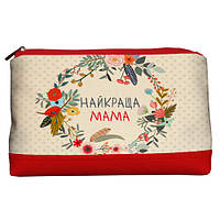 Жіноча косметичка Lovely Найкраща мама 26*15*8 см (KK_FLG023_KR)