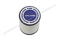 Galaces 0.60 мм белая (S000) нить круглая плетеная из 8 нитей вощёная по коже