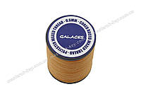 Galaces 0.60 мм тыквенная (S061) нить круглая плетеная из 8 нитей вощёная по коже