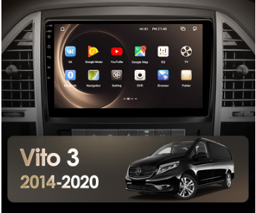 Junsun 4G Android магнітолу для Mercedes Benz Vito 3 W447 2014 — 2020