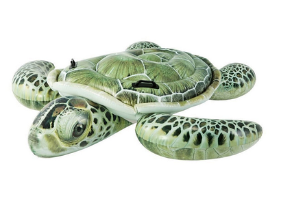 Дитячий надувний пліт для катання Intex 57555 «Черепаха», 191 х 107 см