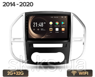 Junsun 4G Android магнітолу для Mercedes Benz Vito 3 W447 2014 — 2020 2ГБ ОЗУ + 32, фото 1