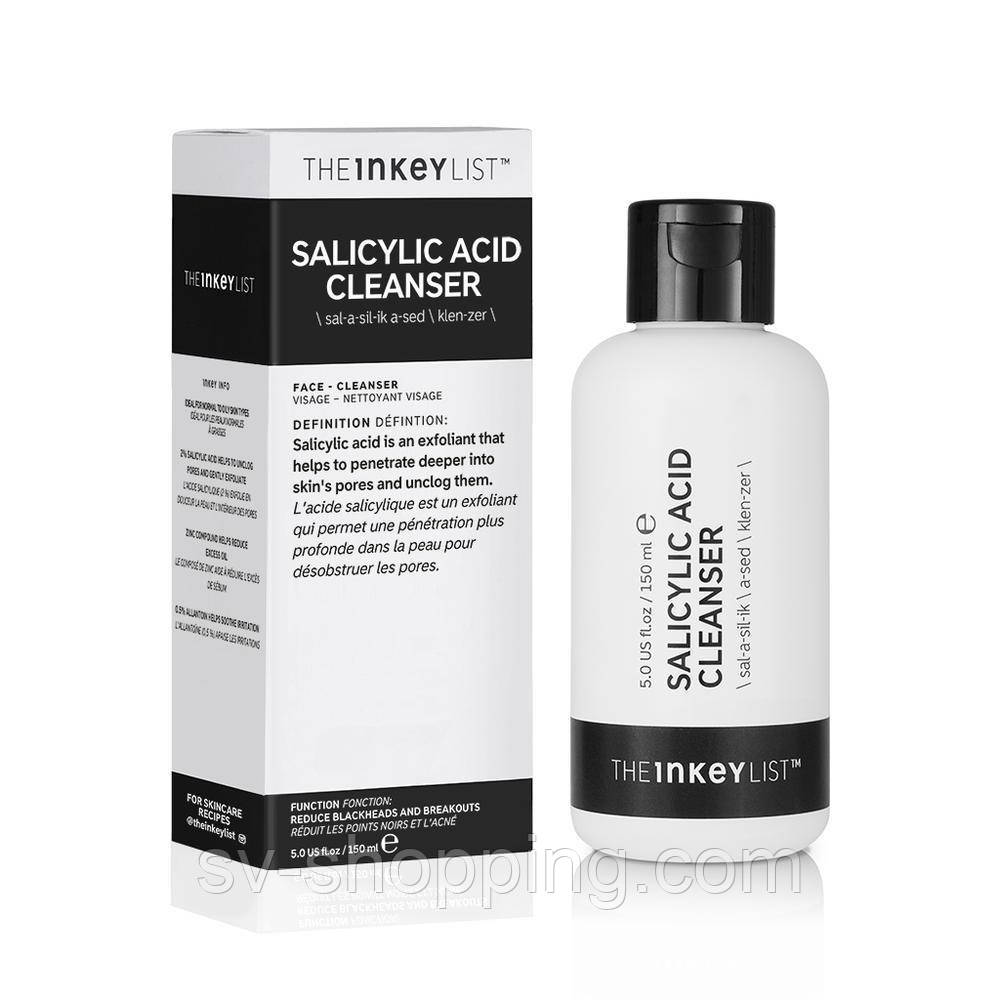 Гель для вмивання для проблемної шкіри The Inkey List Salicylic Acid Cleanser 150 ml