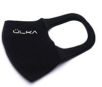 Многоразовая маска питта Ulka простая, черная
