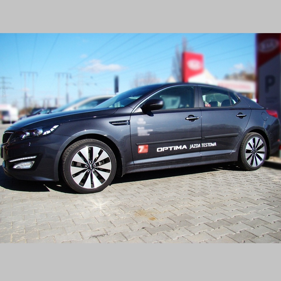 Молдинги на двері для KIA Optima Mk3 2010-2015