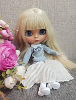 Шарнирная кукла Блайз (Айси) белый цвет волос + 10 пар кистей, одежда и обувь в подарок