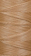 Нитка вощена, т 0.8 мм кв. бежевий (S005), плоский шнур 100 метрів