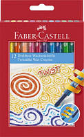 Выкручивающиеся восковые мелки Faber-Castell 12 цветов