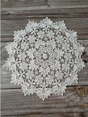 Серветка мереживна на стіл кругла, фото 1