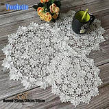 Серветка мереживна на стіл кругла, фото 2