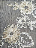 Серветка біла ажурна круглої форми, фото 4