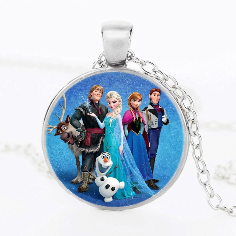 Кулон Холодне серце Frozen герої мультфільму, фото 1