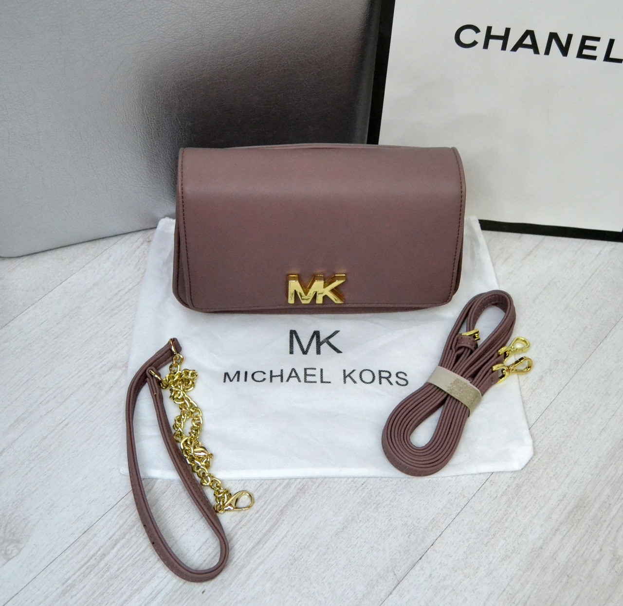 Женская сумка Michael Kors Майкл Корс черная, клатч, кросс боди, № 27, брендовые сумки - фото 4 - id-p1212216514