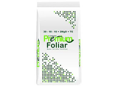Водорозчинне Добриво Premium foliar 15-5-30 + 2MgO+TE, 25 кг (Premium foliar для позакореневого підживлення)