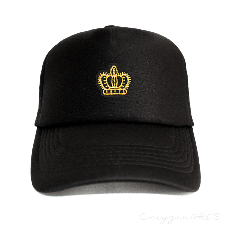 Кепка тракер CROWN чорного кольору