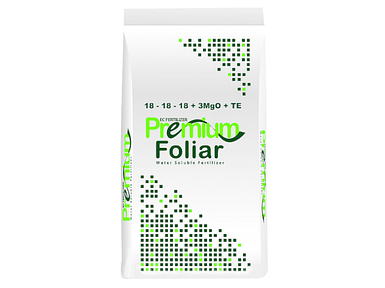 Добриво водорозчинне Premium foliar 18-18-18 + 3MgO+TE, 25 кг (Premium foliar для позакореневого підживлення)