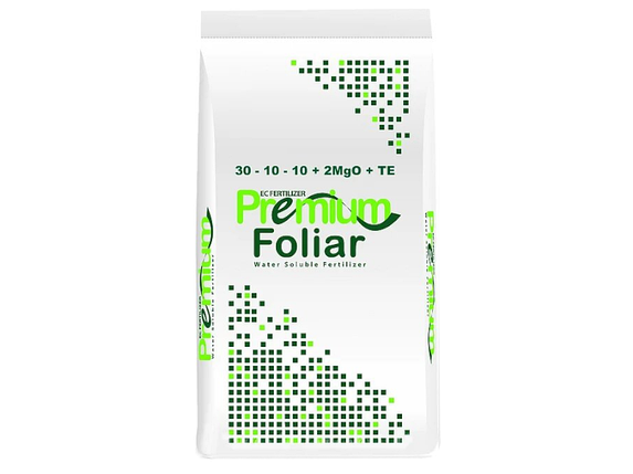 Водорозчинне Добриво Premium foliar 30-10-10+2MgO+TE, 25 кг (Premium foliar для позакореневого підживлення), фото 2