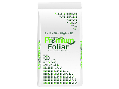 Водорозчинне Добриво Premium foliar 3-11-38 + 4MgO+TE, 25 кг (Premium foliar для позакореневого підживлення)