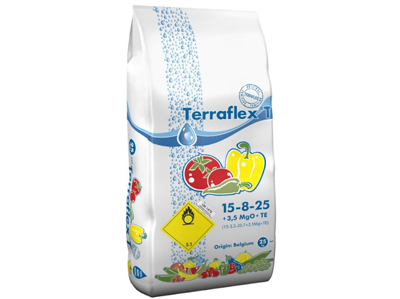 Добриво Terraflex T 15-8-25+3,5 MgO+TE (Терафлекс для томатів, перцю, баклажанів, картоплі) / 25 кг, фото 1