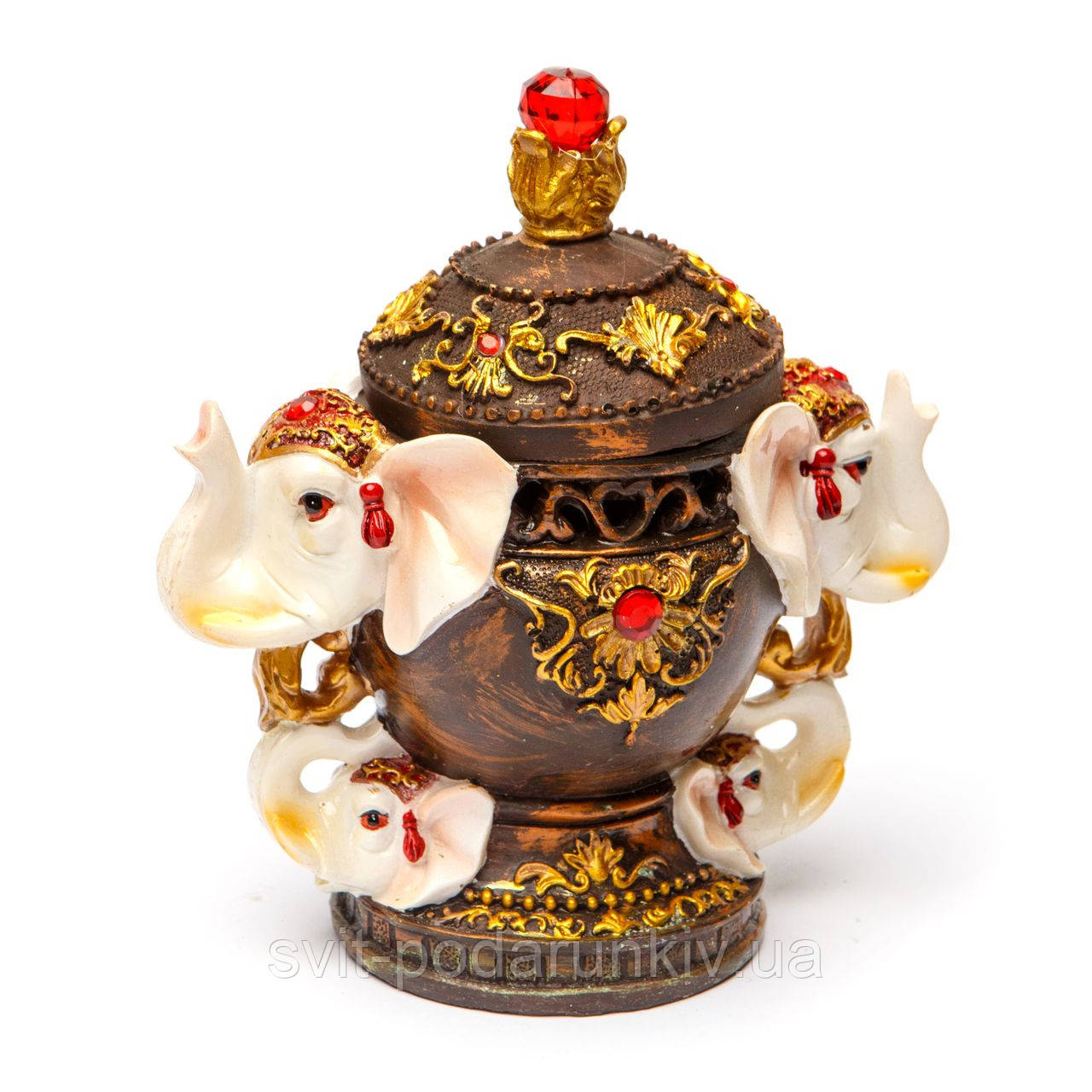 Скринька статуетка слонов S5527, фото 1