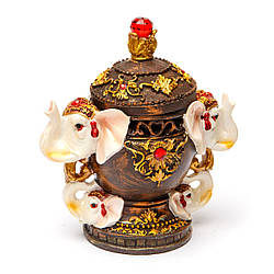 Скринька статуетка слонов S5527