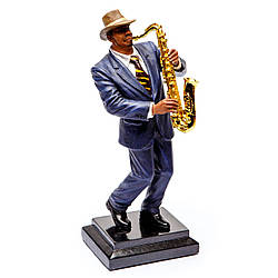 Фігурка саксофоніст "Статуетка музиканта, що грає на саксофоні" S529