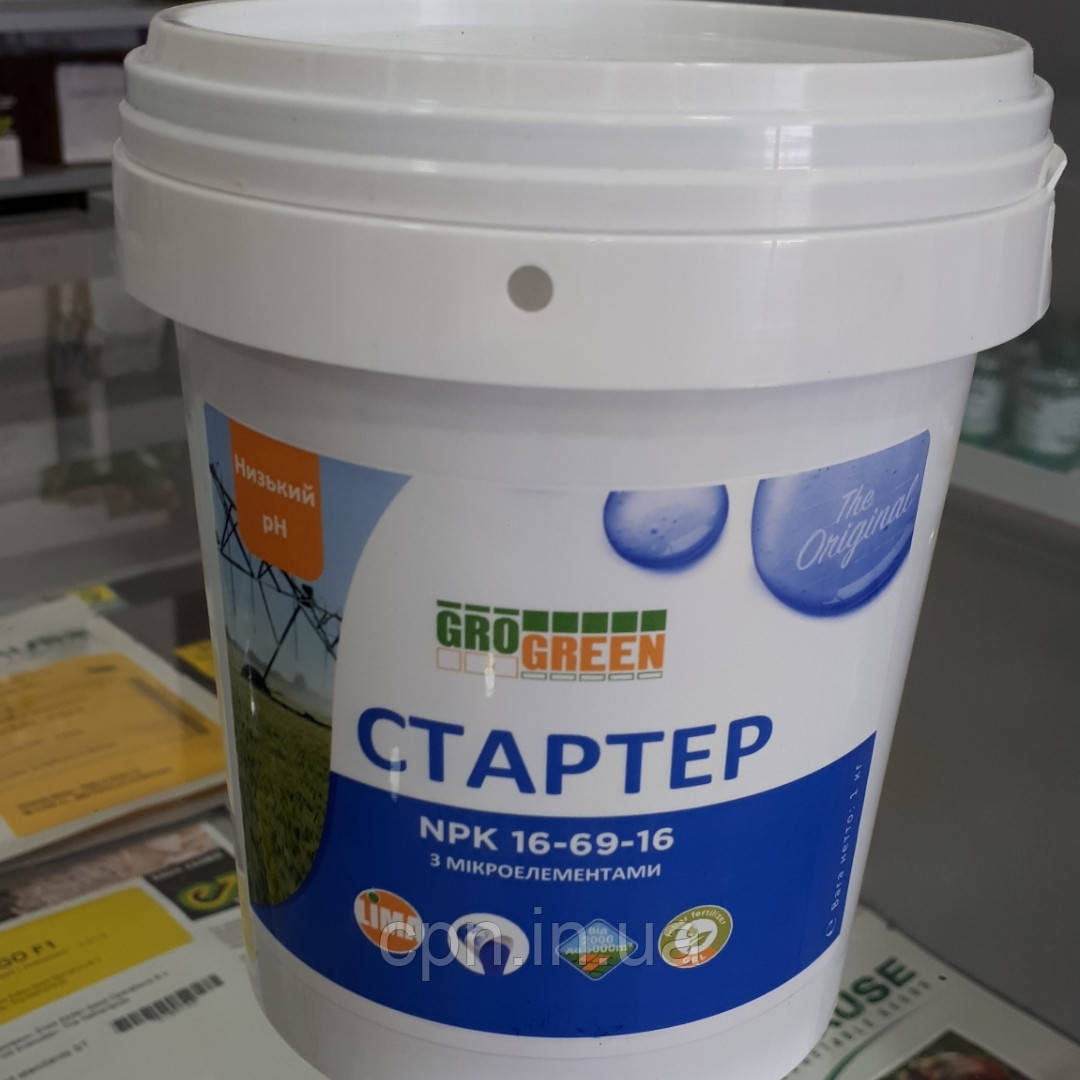 Добриво ГроГрін Стартер 16-69-16 (1кг)